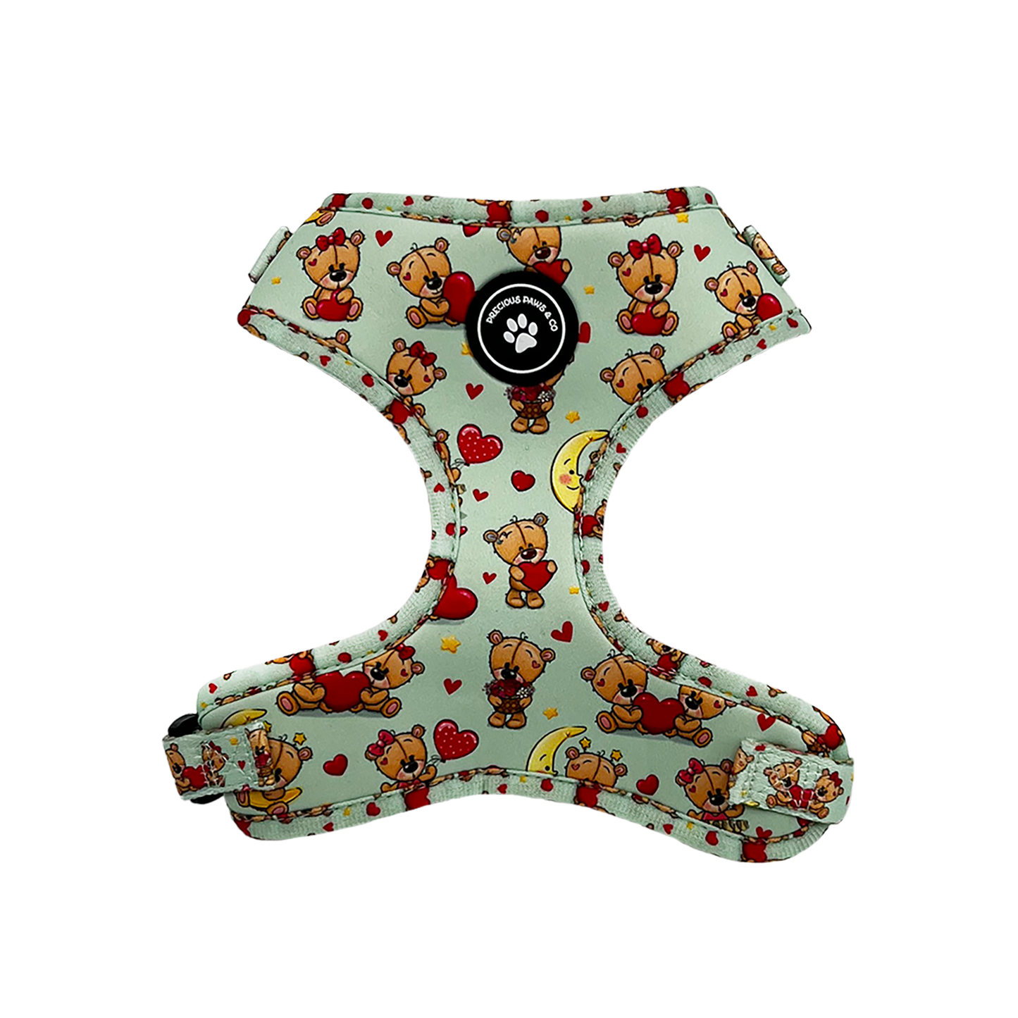 Dog Harness + Lead Set: I Love You Beary Much