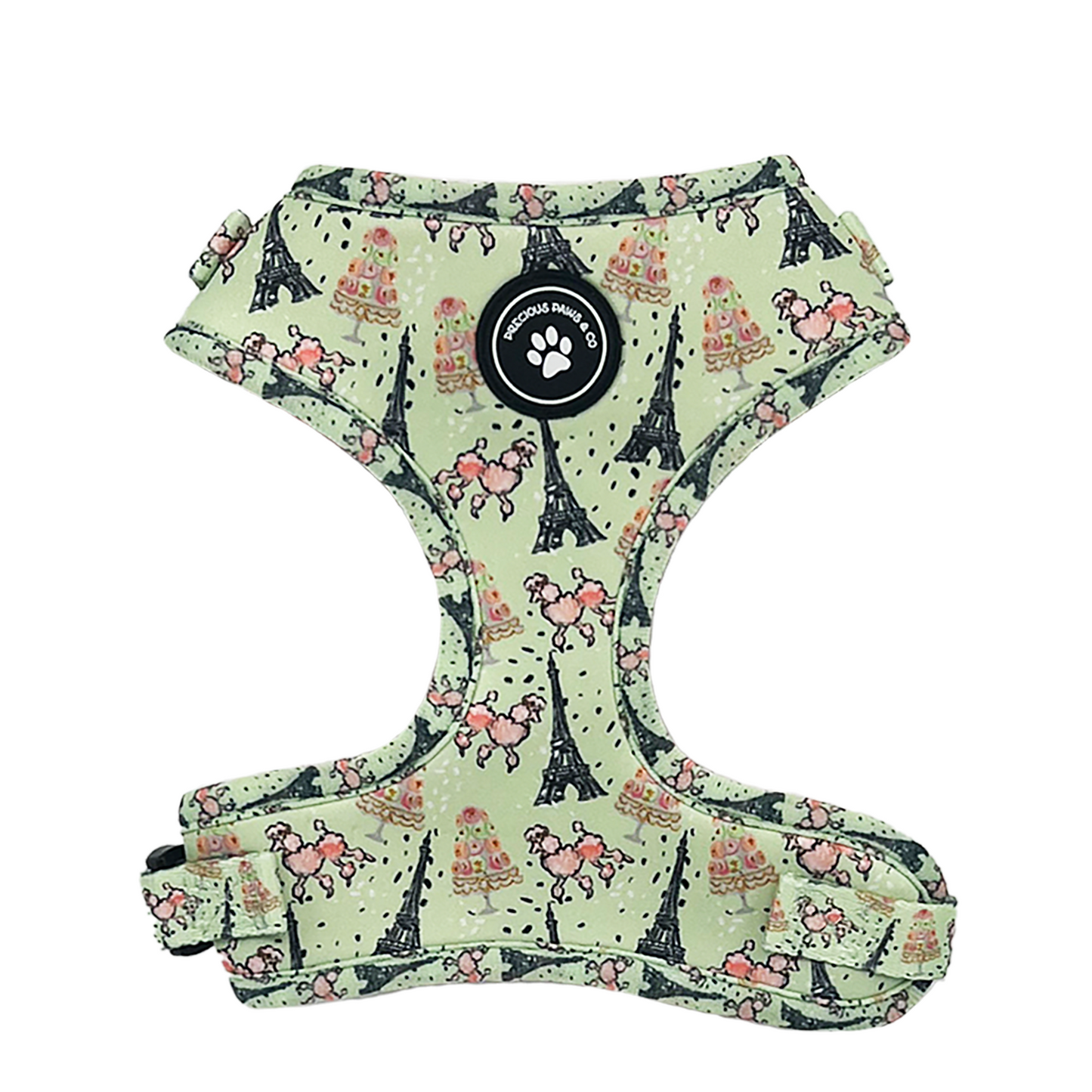 Dog Harness + Lead Set: Paws in Paris