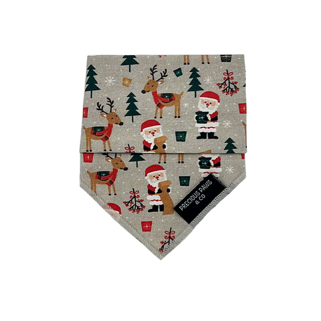 Dog Bandana: Santa Claws