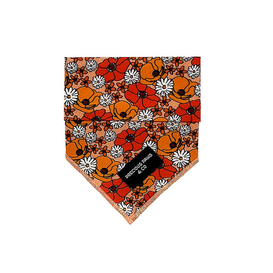 Dog Bandana: Blooming in the Groove