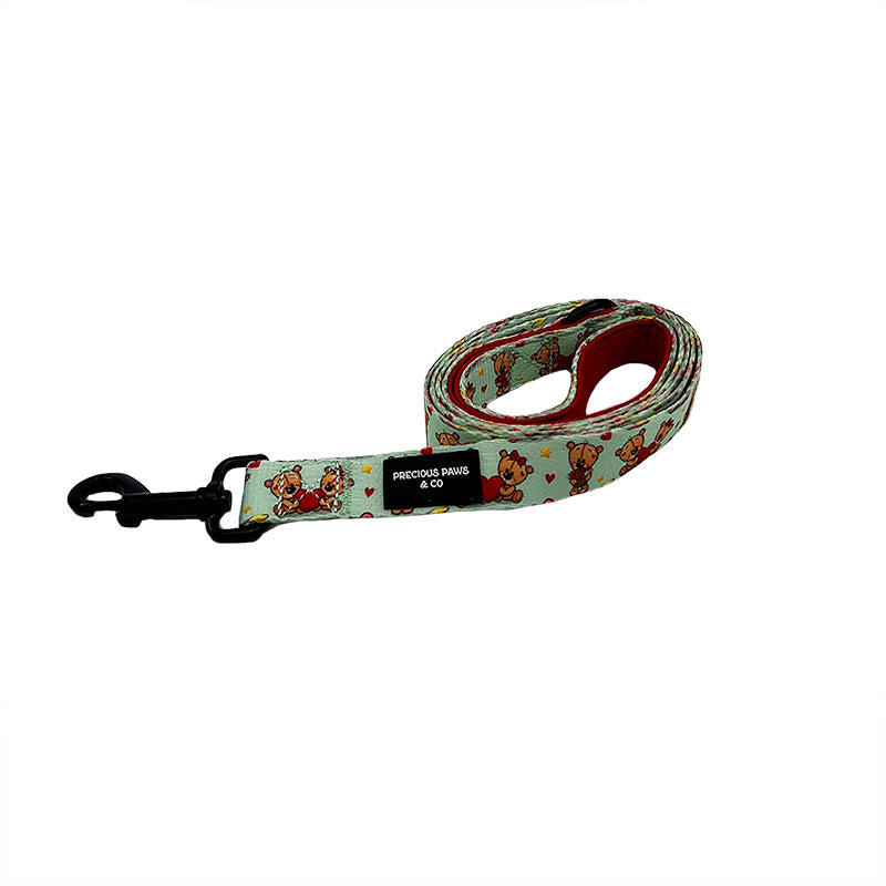 dog lead with teddy bears