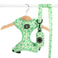 green dinosaur dog harness set